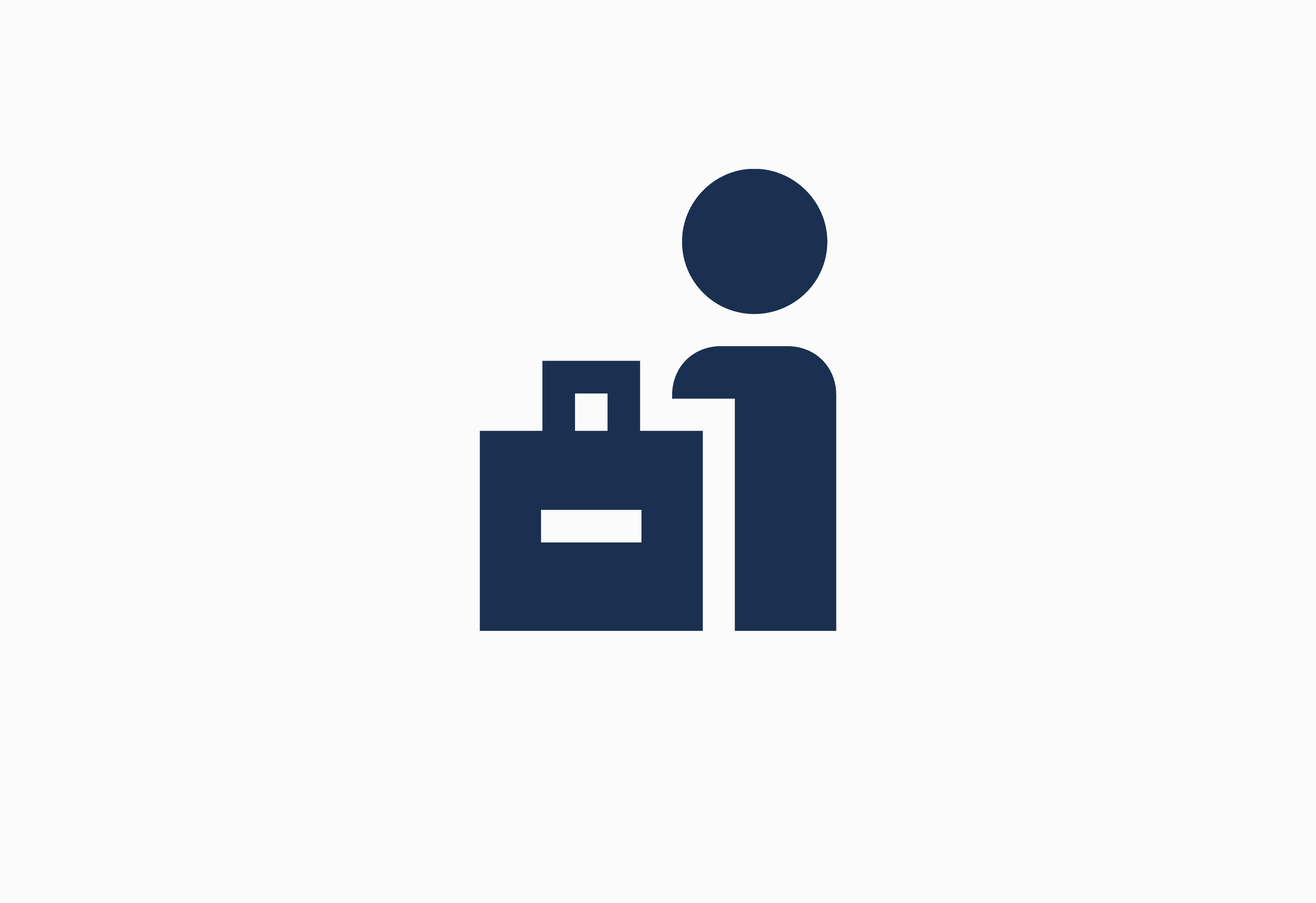En ikonbild föreställande en person med resväska.