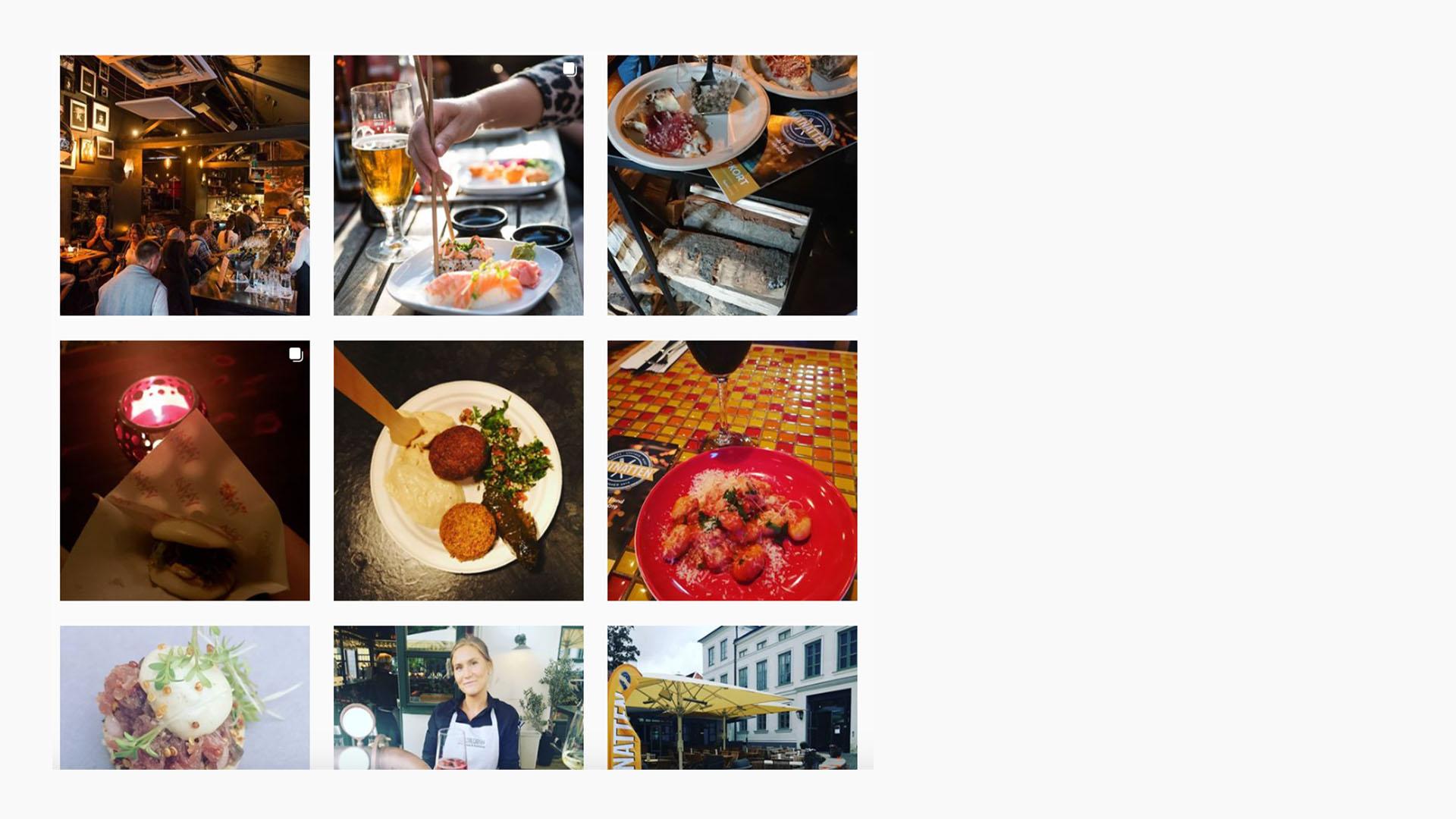 Matnatten på Instagram